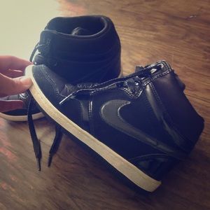 Nike Air Force sneaker wedges